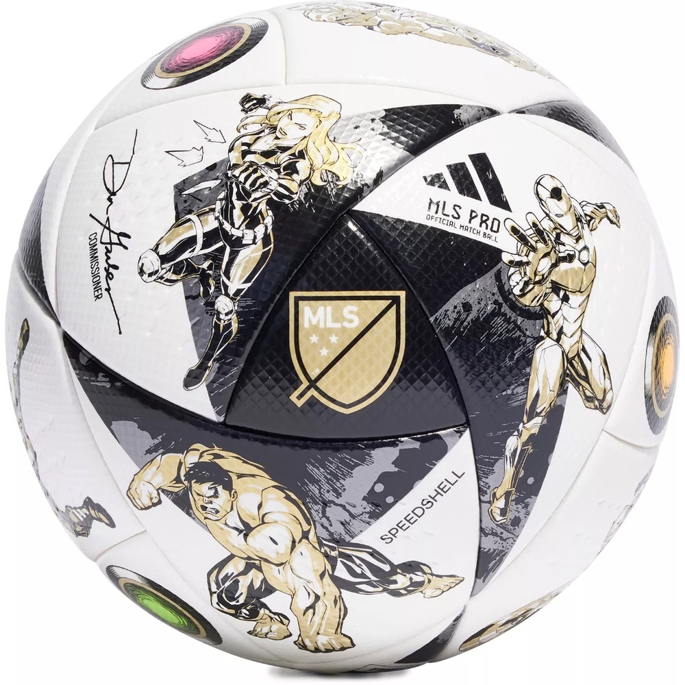 adidas Marvel MLS 2023 All-Star Game Pro Official Match Soccer Ball IA1014